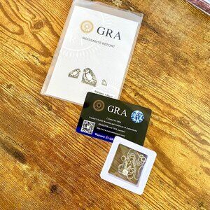 Certified 1ct. Moissanite Diamond Solitaire 4 Prong Pendant Necklace